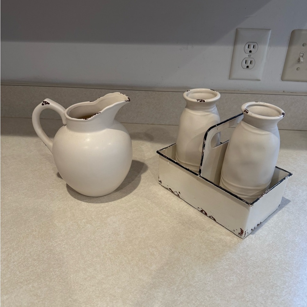The Spring Shop White Ceramic Decor
